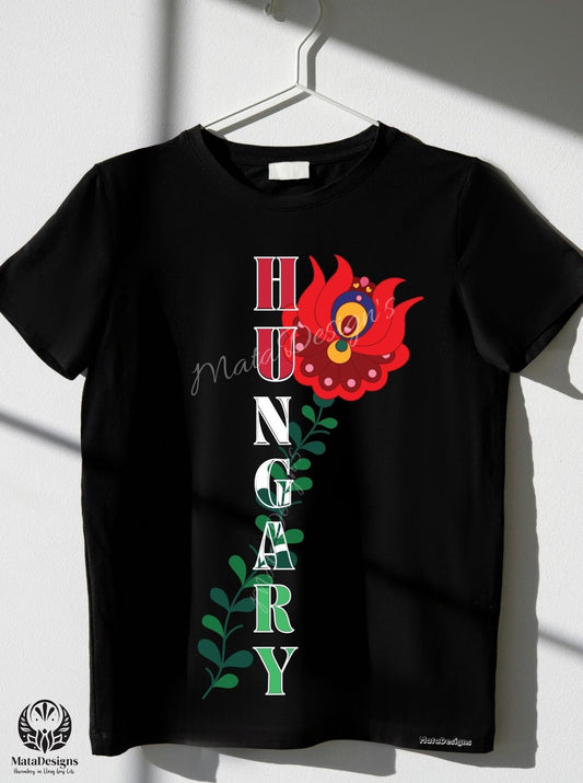 HUngary and one Red Flower